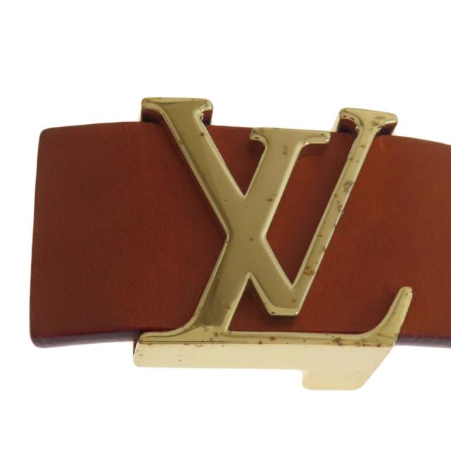 LOUIS VUITTON ルイヴィトン サンチュール LV イニシャル ベルト ノマドレザー メンズ [中古] ルイヴィトン LOUIS VUITTON サンチュール LV イニシャル ベルト