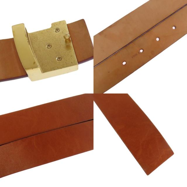 LOUIS VUITTON ルイヴィトン サンチュール LV イニシャル ベルト ノマドレザー メンズ [中古] ルイヴィトン LOUIS VUITTON サンチュール LV イニシャル ベルト