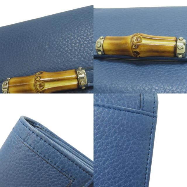 GUCCI グッチ 257017 バンブー 二つ折り財布（小銭入れあり） カーフ GUCCI グッチ 257017 バンブー 二つ折り財布（小銭入れあり） カーフ