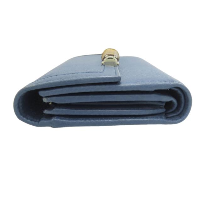 グッチ GUCCI 257017 バンブー 二つ折り財布（小銭入れあり） カーフ