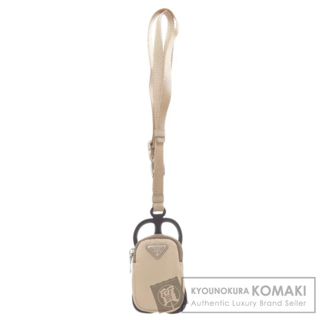 プラダ PRADA  ロゴ金具  アクセサリーポーチ ナイロン素材 レディース  中古