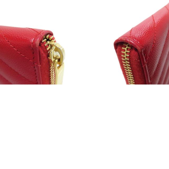 サンローラン SAINT LAURENT Vステッチ ロゴ 長財布（小銭入れあり  