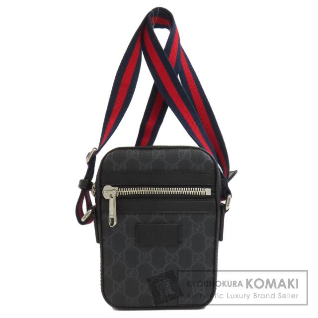 グッチ GUCCI 682357  GGスプリーム  ショルダーバッグ PVC メンズ  中古