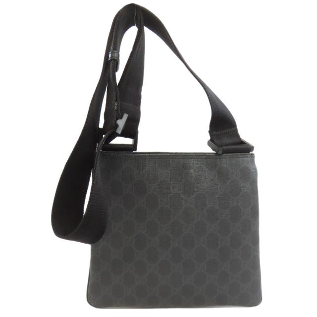 グッチ GUCCI 162905 ロングショルダー GGスプリーム ショルダーバッグ PVC レディース 中古_2