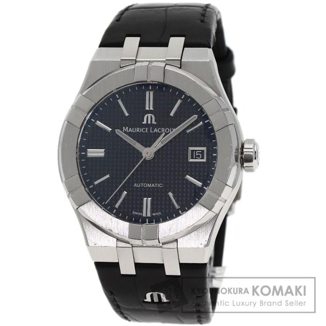 モーリスラクロア MAURICE LACROIX AI6007  アイコン 39mm  腕時計 ステンレススチール 革   メンズ 中古