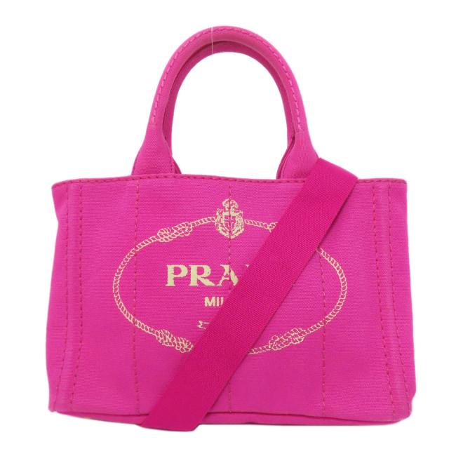 プラダ PRADA  カナパミニ 2WAY  ハンドバッグ キャンバス レディース  中古_1