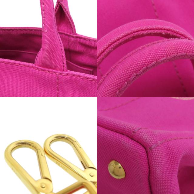 プラダ PRADA  カナパミニ 2WAY  ハンドバッグ キャンバス レディース  中古_8