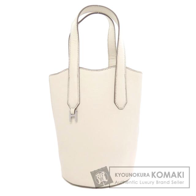 ヒロフ HIROFU  シンプルデザイン  ハンドバッグ レザー レディース  中古