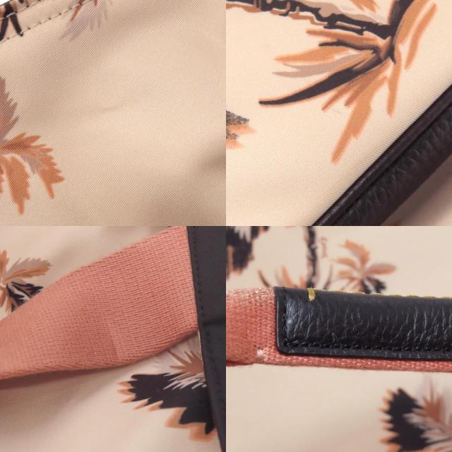 コーチ COACH 91111  パーム柄  トートバッグ ナイロン素材 レディース  中古 コーチ COACH 91111 パーム柄 トートバッグ ナイロン素材 レディース