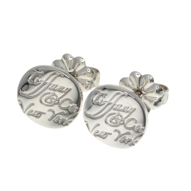 ティファニー TIFFANY&Co. ノーツ ラウンド ピアス シルバー レディース 中古_1