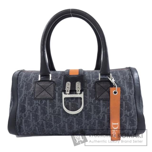 クリスチャンディオール CHRISTIAN DIOR  トロッター柄  ハンドバッグ キャンバス レディース  中古