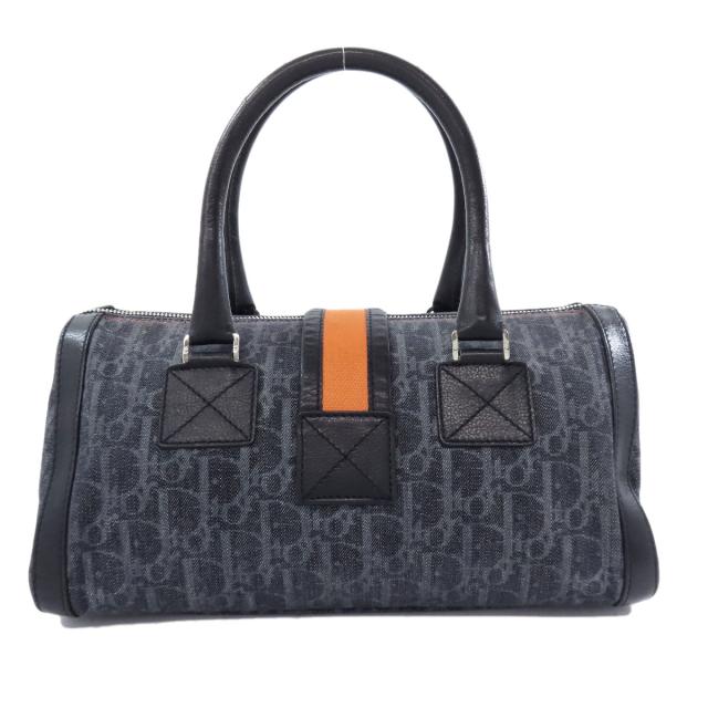 クリスチャンディオール CHRISTIAN DIOR トロッター柄 ハンドバッグ キャンバス レディース 中古_2