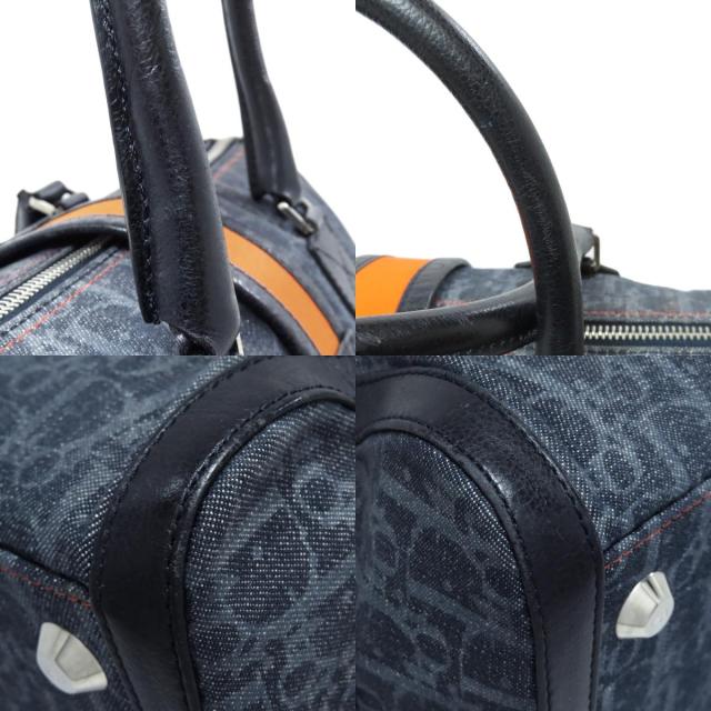 クリスチャンディオール CHRISTIAN DIOR トロッター柄 ハンドバッグ キャンバス レディース 中古_8