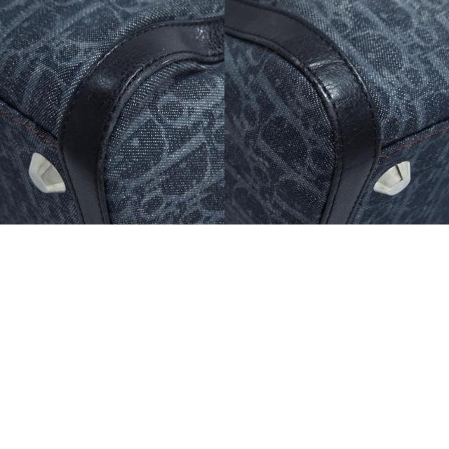 クリスチャンディオール CHRISTIAN DIOR トロッター柄 ハンドバッグ キャンバス レディース 中古_9