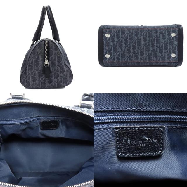 クリスチャンディオール CHRISTIAN DIOR トロッター柄 ハンドバッグ キャンバス レディース 中古_3