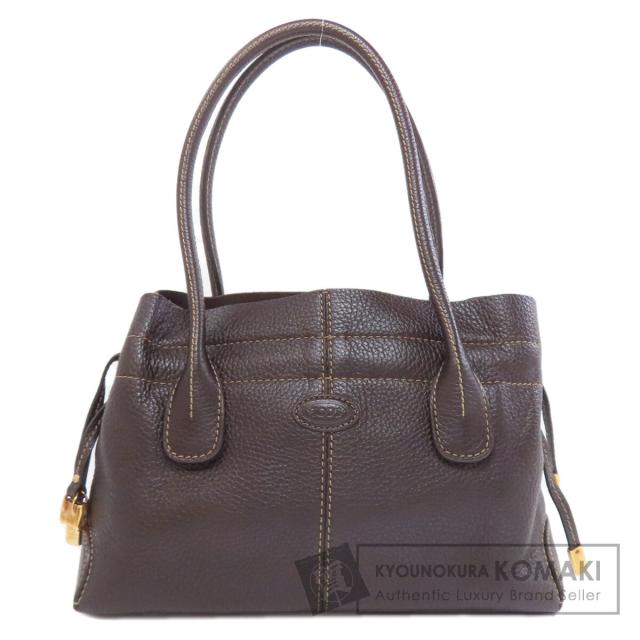 トッズ TODS  ロゴ  ハンドバッグ レザー レディース  中古