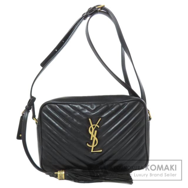 サンローラン SAINT LAURENT  ルー Vステッチ  ショルダーバッグ カーフ レディース  中古