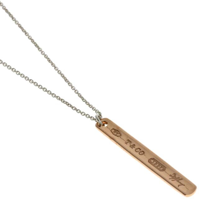 ティファニー TIFFANY&Co. 1837 バー ネックレス シルバー レディース 中古_1