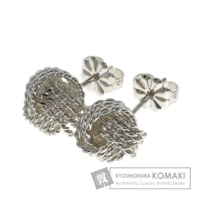 ティファニー TIFFANY&Co. サマセットメッシュ ボール ピアス シルバー レディース 中古