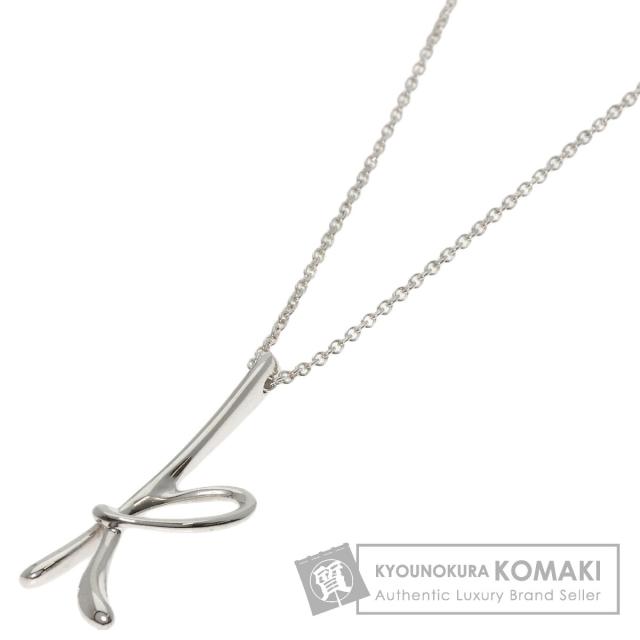 ティファニー TIFFANY&Co. イニシャル K ネックレス シルバー 
