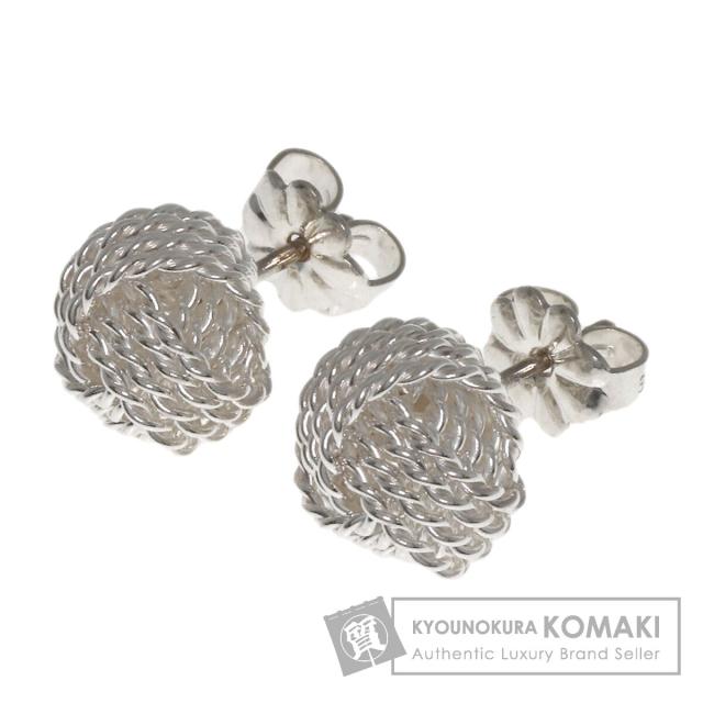 ティファニー TIFFANY&Co. サマセット メッシュ ボール ピアス シルバー レディース 中古