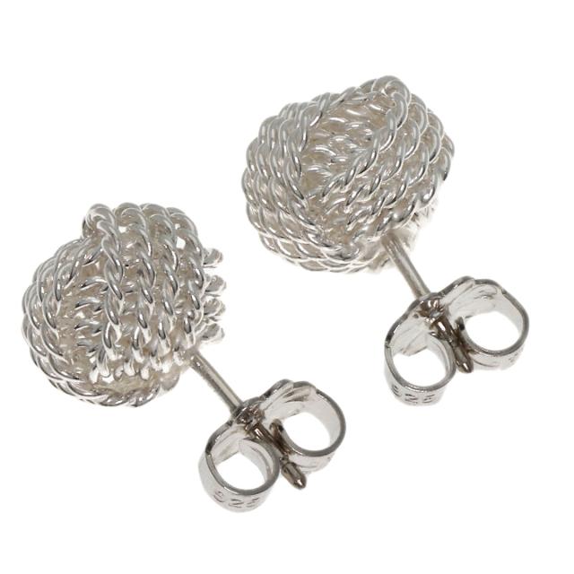 ティファニー TIFFANY&Co. サマセット メッシュ ボール ピアス シルバー レディース 中古_2