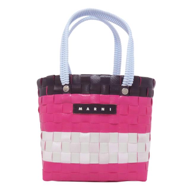 マルニ MARNI カゴバッグ ハンドバッグ ポリプロピレン レディース 中古 