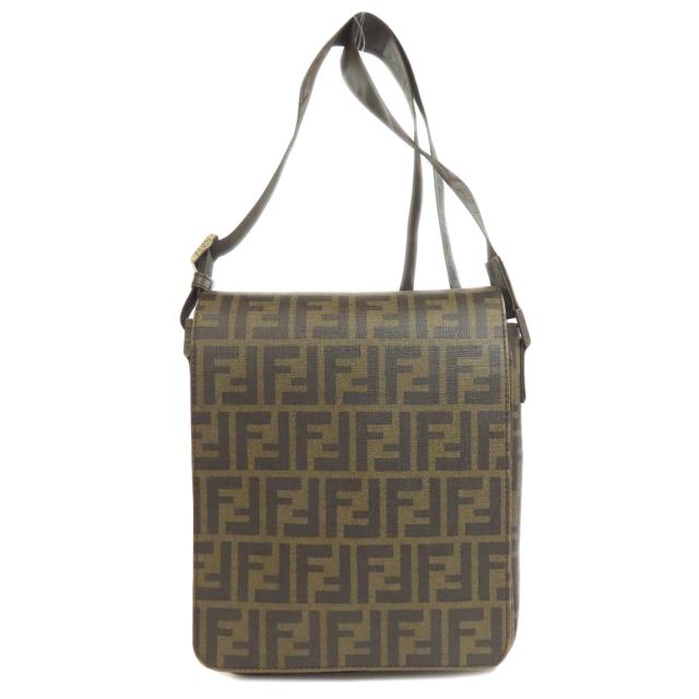 FENDIフェンディズッカ柄ショルダーバック 中古・古着通販】FENDI 
