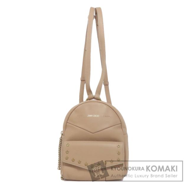 ジミーチュウ Jimmy Choo  スターモチーフ  リュック・デイパック レザー レディース  中古