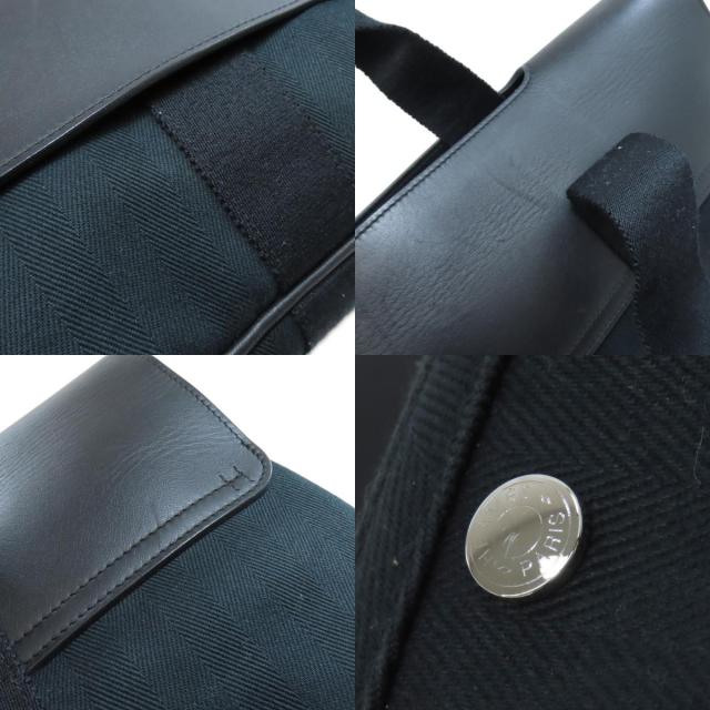エルメス HERMES ヴァルパライソ ロング MM ハンドバッグ キャンバス レディース 中古_7