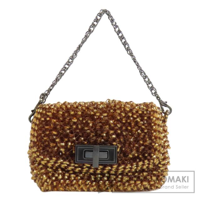 アンテプリマ ANTEPRIMA  ワイヤー ミニ ハンドバッグ  アクセサリーポーチ PVC レディース  中古