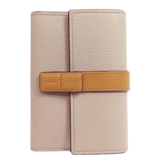 LOEWE お財布 ローズマリー&タン スモールバーティカルウォレット