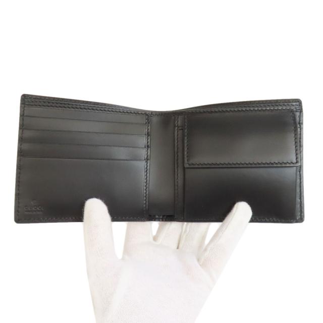 グッチ GUCCI 408826 GGシグネチャー シマ シェリーライン 二つ折り