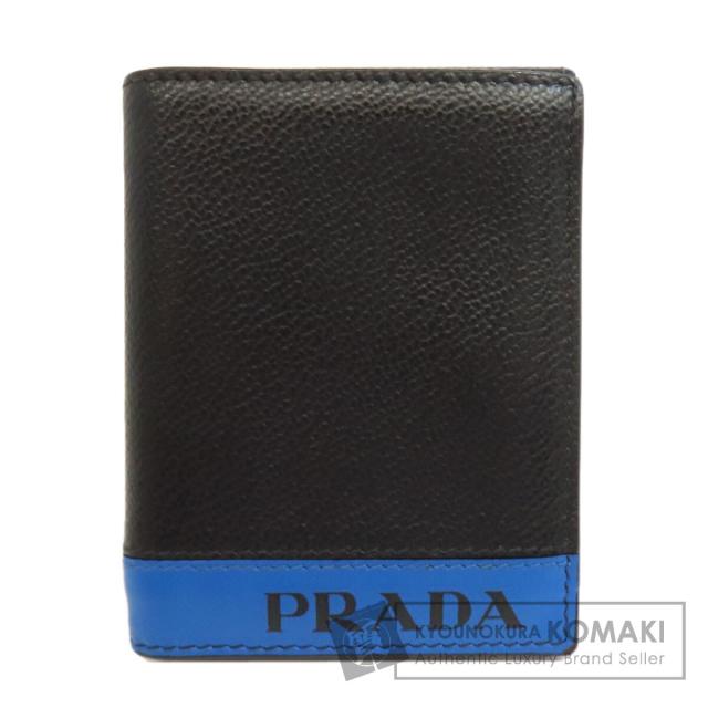プラダ PRADA  ロゴ  カードケース レザー レディース  中古