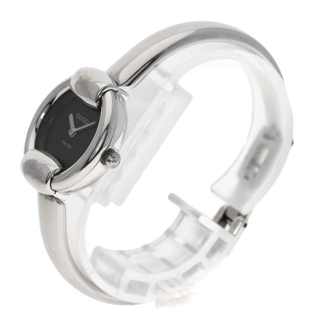 グッチ GUCCI 1400L ラウンドフェイス 腕時計 ステンレススチール SS