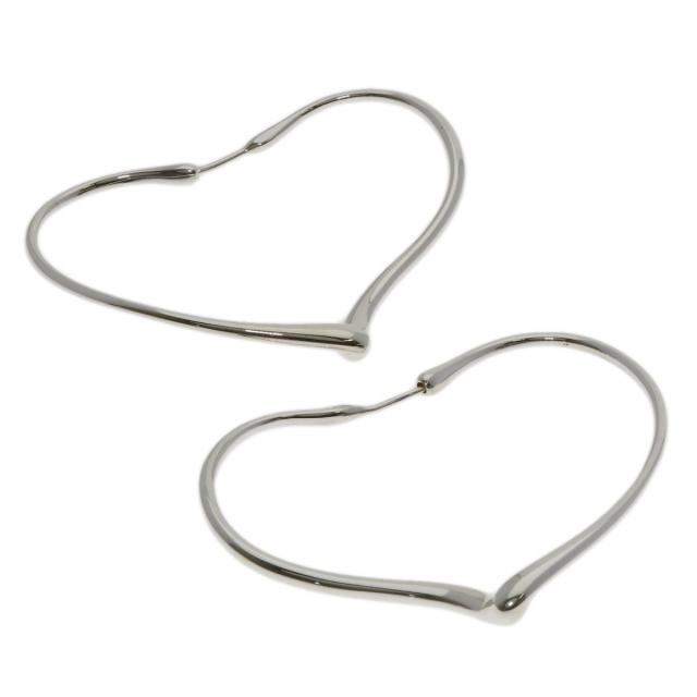 ティファニー TIFFANY&Co. オープンハート フープ ピアス シルバー 