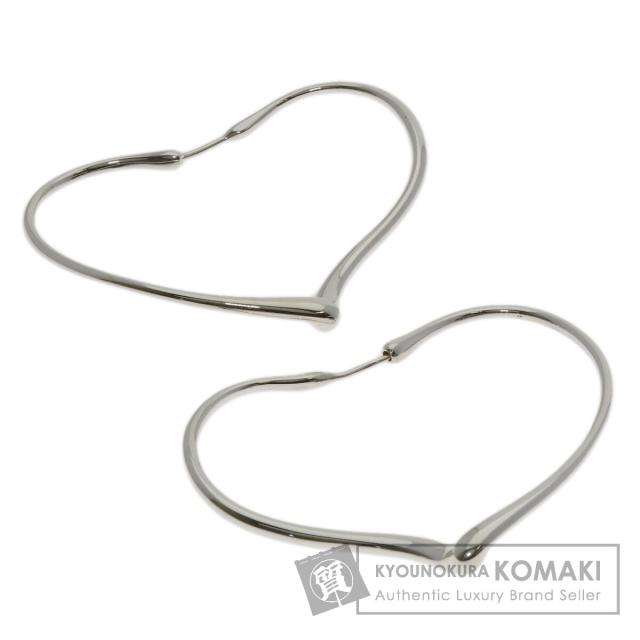 ティファニー TIFFANY&amp;Co.  オープンハート フープ  ピアス シルバー レディース  中古