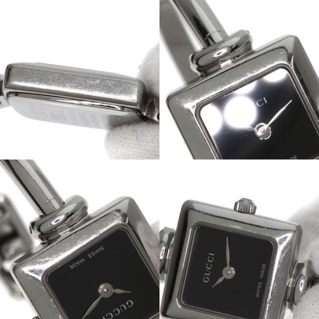 グッチ GUCCI 1900L スクエアフェイス バングル 腕時計 ステンレス