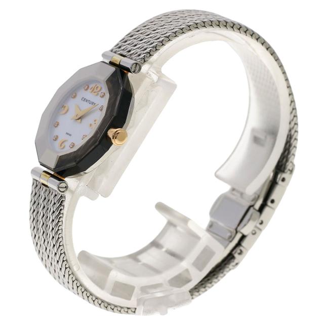 センチュリー CENTURY プライムタイム 8P ダイヤモンド 腕時計 ステンレススチール SS 中古_2