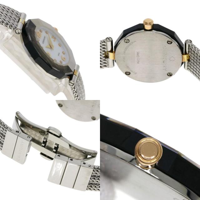 センチュリー CENTURY プライムタイム 8P ダイヤモンド 腕時計 ステンレススチール SS 中古_6