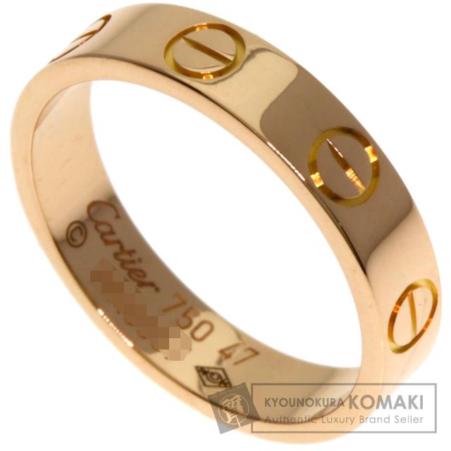 カルティエ CARTIER ミニラブリング #47 リング・指輪 K18ピンク 