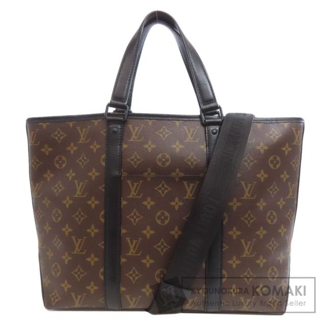 ルイヴィトン LOUIS VUITTON M45734  マカサー ウィークエンド  トートバッグ 中古