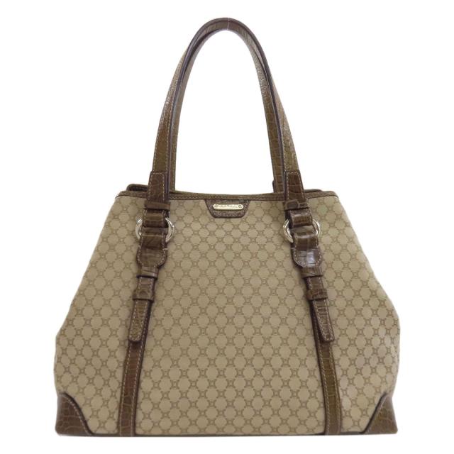 セリーヌ CELINE  マカダム柄  トートバッグ キャンバス レディース  中古_1