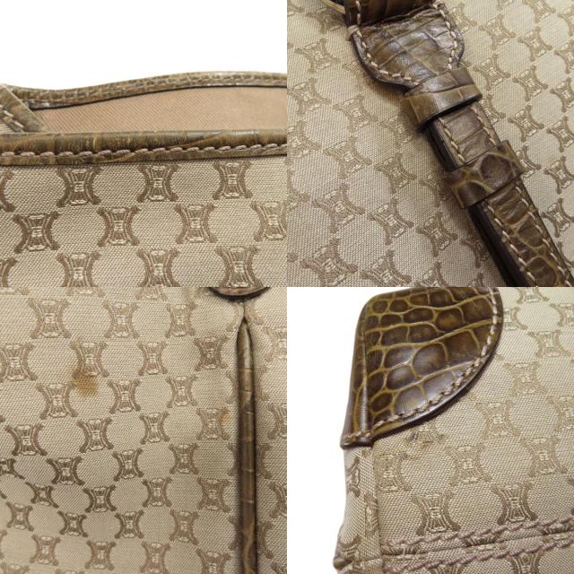 セリーヌ CELINE  マカダム柄  トートバッグ キャンバス レディース  中古_6