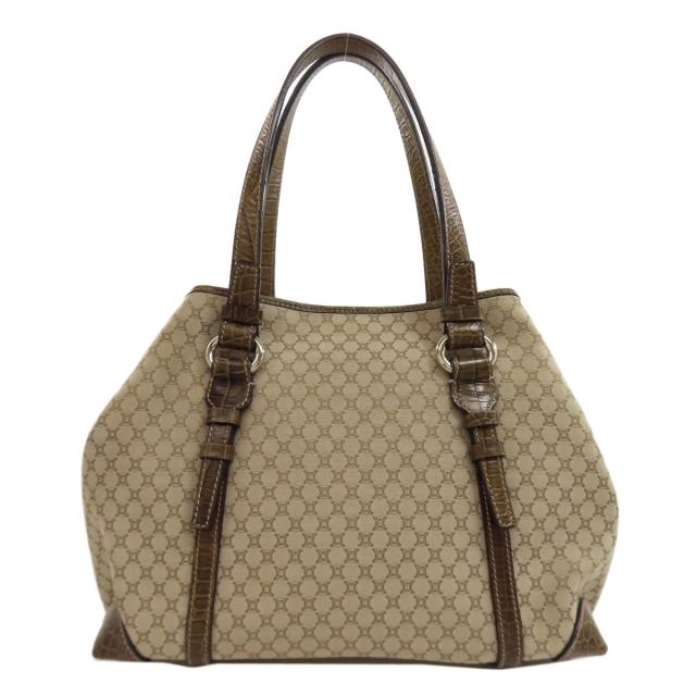セリーヌ CELINE  マカダム柄  トートバッグ キャンバス レディース  中古_2