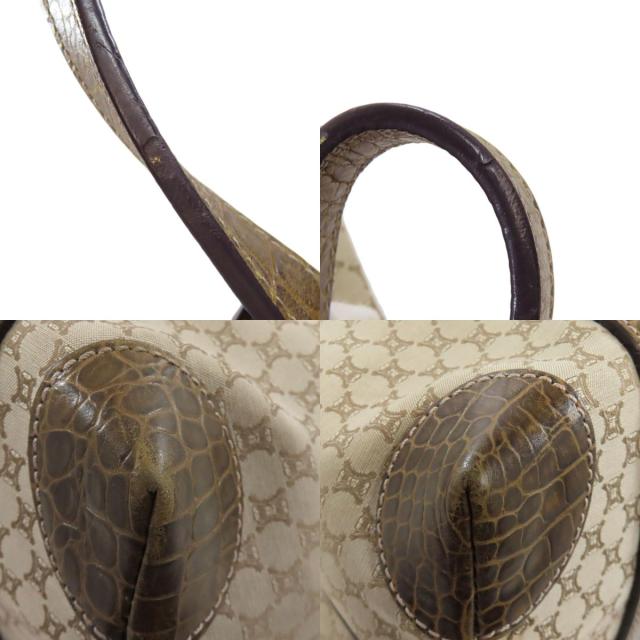 セリーヌ CELINE  マカダム柄  トートバッグ キャンバス レディース  中古_8