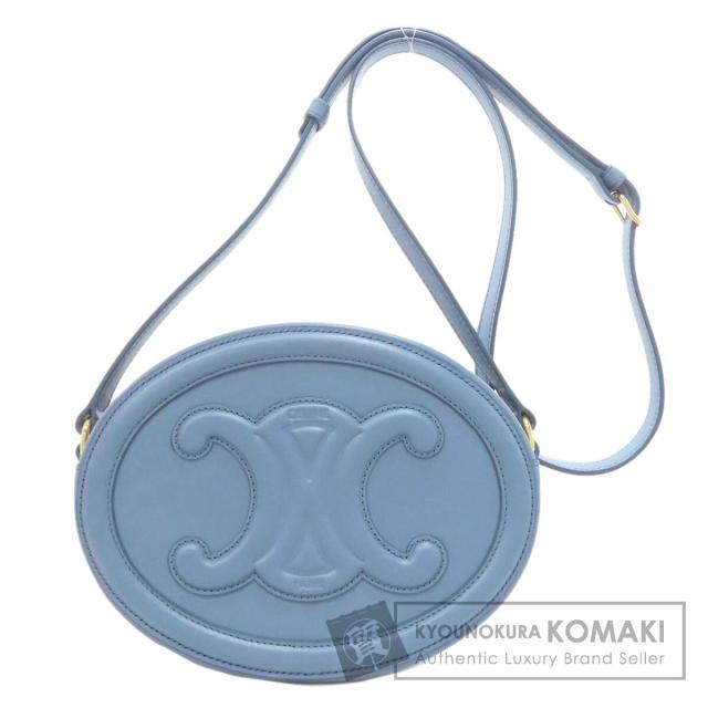 セリーヌ CELINE  トリオンフ  ショルダーバッグ カーフ レディース  中古