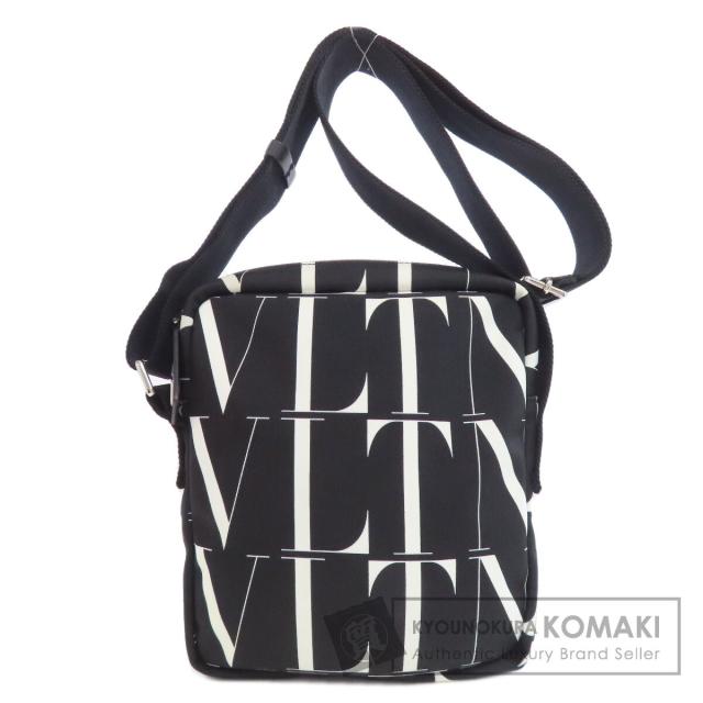 バレンティノ VALENTINO  ロゴ  ショルダーバッグ キャンバス レディース  中古