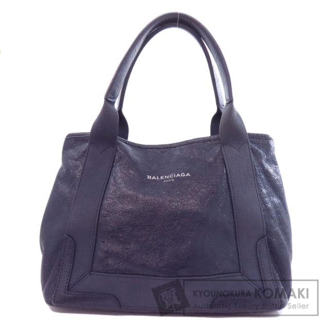 バレンシアガ BALENCIAGA 339933  ネイビーカバス  ハンドバッグ カーフ レディース  中古