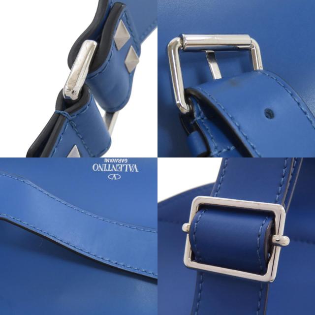バレンティノ VALENTINO ロゴ ボディバッグ レザー レディース 中古